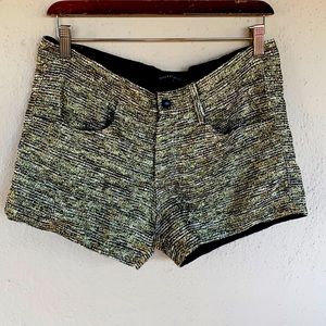 Generation Love Gold Metallic Short shorts sz 6